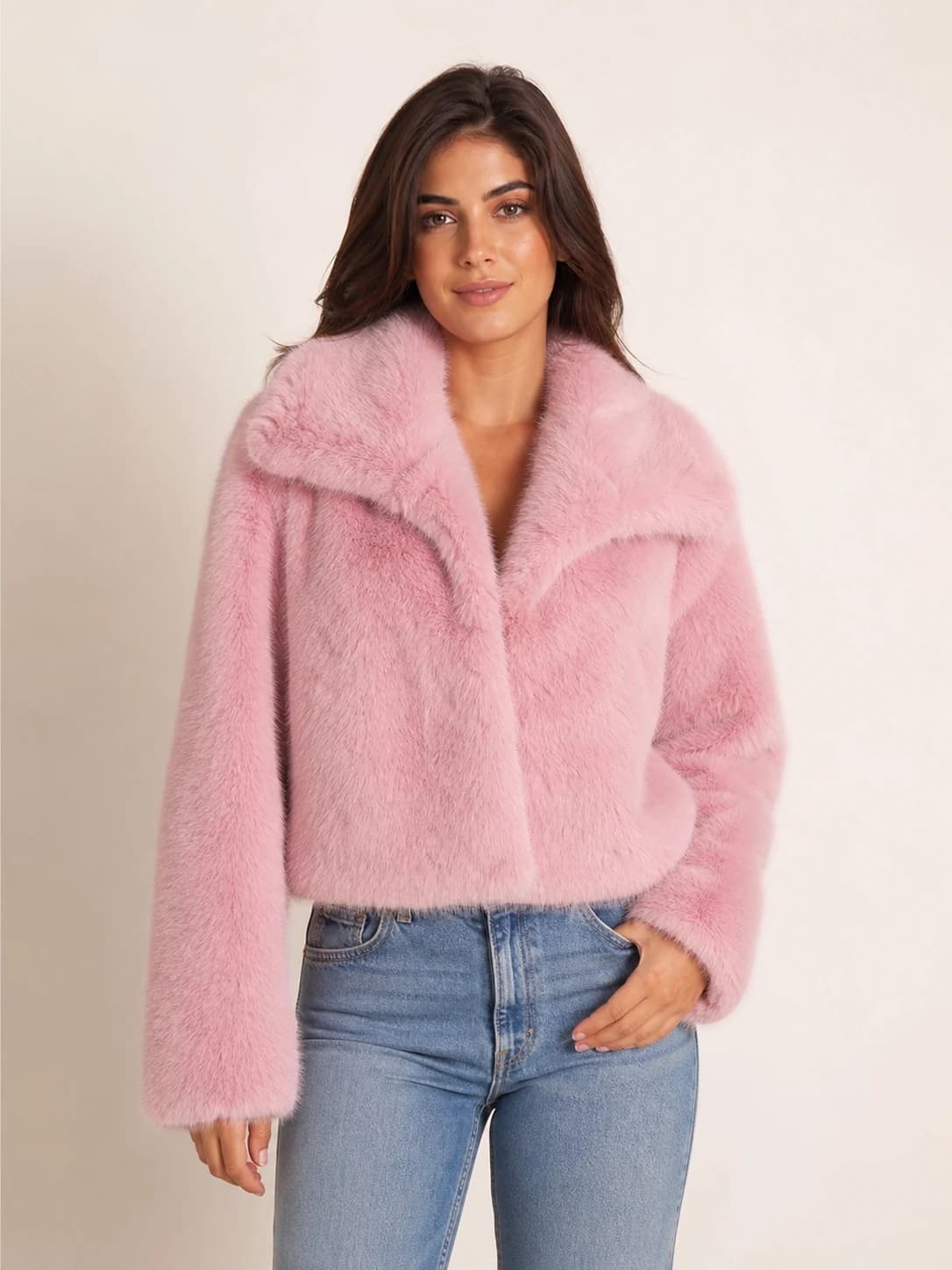 Pelliccia Rosa Rosa Florya Moda