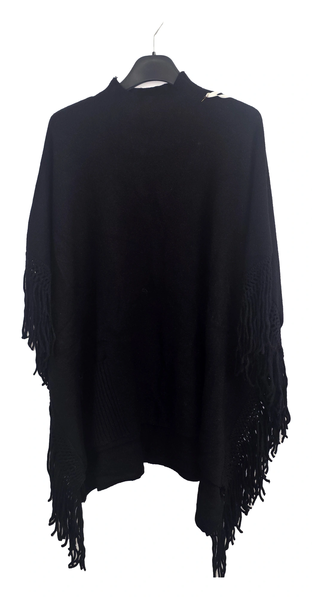 Poncho con frange